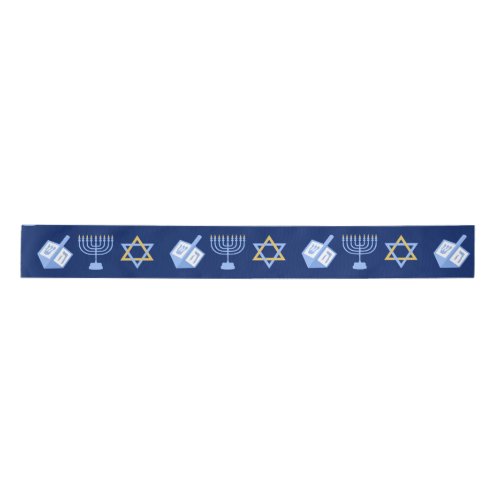 Cute Hanukkah Pattern Satin Ribbon