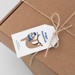 Cute Hanukkah Sloth Gift Tags<br><div class="desc">Cute Hanukkah sloth personalized design.</div>