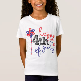 Cute Happy 4th of July Holiday t-shirt