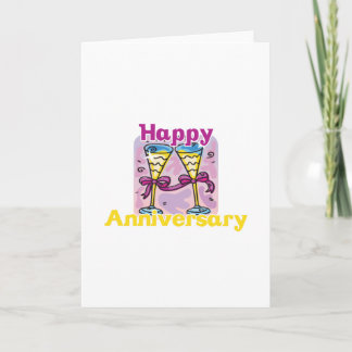 Cute, "Happy Anniversary" design Card