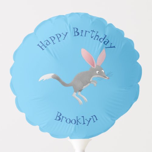 Cute happy Australian bilby cartoon Balloon