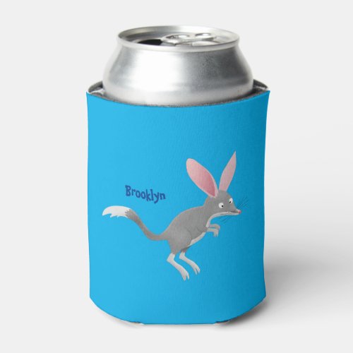 Cute happy Australian bilby cartoon  Can Cooler