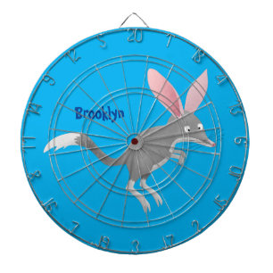 Cute happy Australian bilby cartoon Dart Board