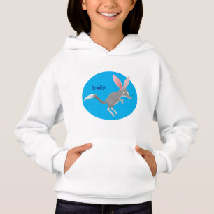 Cute happy Australian bilby cartoon Hoodie