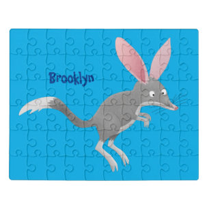 Cute happy Australian bilby cartoon Jigsaw Puzzle