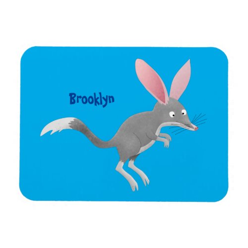 Cute happy Australian bilby cartoon Magnet