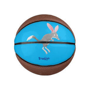 Cute happy Australian bilby cartoon  Mini Basketball