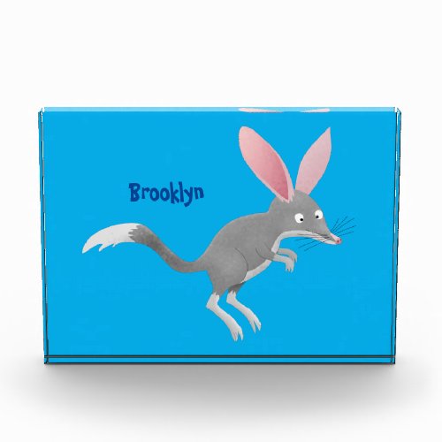 Cute happy Australian bilby cartoon Photo Block