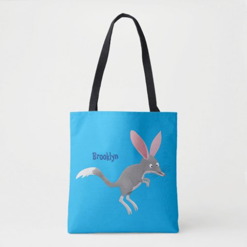 Cute happy Australian bilby cartoon Tote Bag