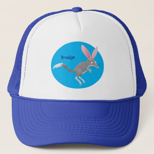 Cute happy Australian bilby cartoon Trucker Hat