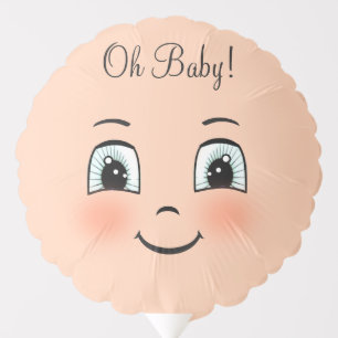 Cute Happy Baby Face Balloon