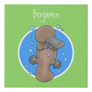 Cartoon Duck Billed Platypus Decor Zazzle Cartoon Duck Billed Platypus Decor Zazzle