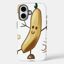 Cute happy banana