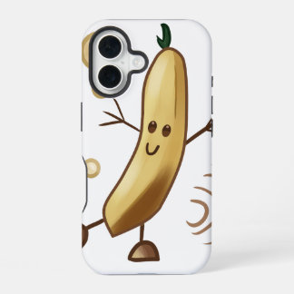 Cute happy banana iPhone 16 case
