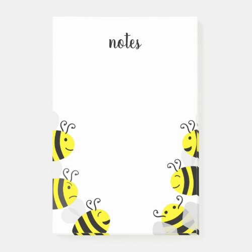 Cute Happy Bees and Cranky Bee Notes