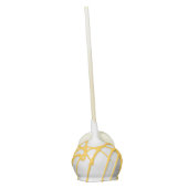 Cute Happy Birthday Boy Alpaca in Teal Serape  Cake Pops (Back)