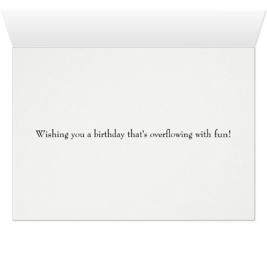 Cute Happy Birthday Fun (Inside Horizontal (Bottom))