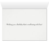 Cute Happy Birthday Fun Cards (Inside Horizontal (Bottom))