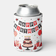 Cute Happy Birthday ladybug theme