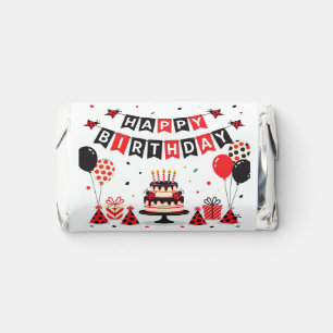 Cute Happy Birthday ladybug theme Hershey's Miniatures
