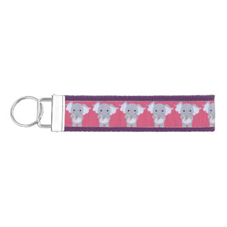 Cute Happy Cartoon Elephant One Up Bands Keychain