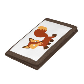 Cute Happy Cartoon Fox Wallet