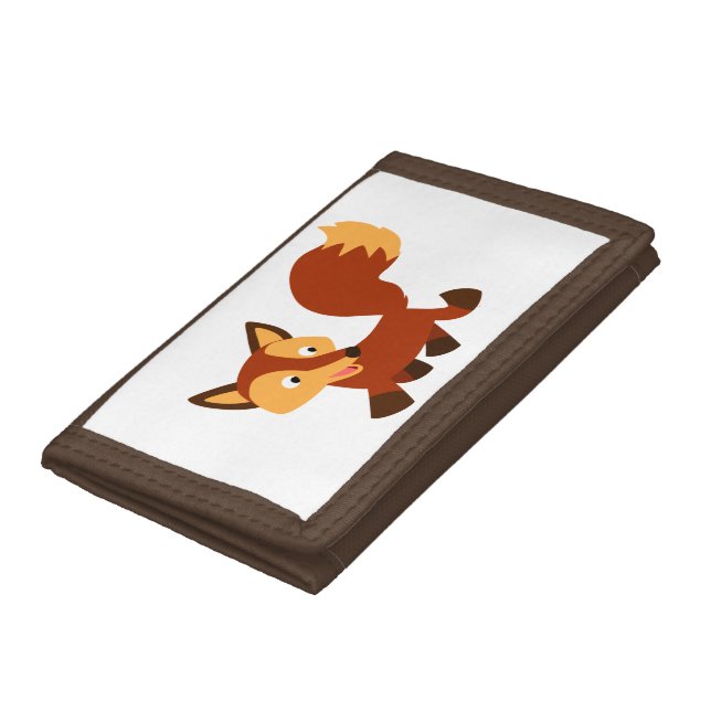 Cute Happy Cartoon Fox Wallet (Bottom)