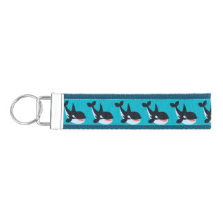 Cute Happy Cartoon Killer Whale Bands Keychain