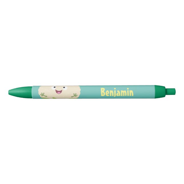 Cute happy cauliflower vegetable cartoon pen (Front)