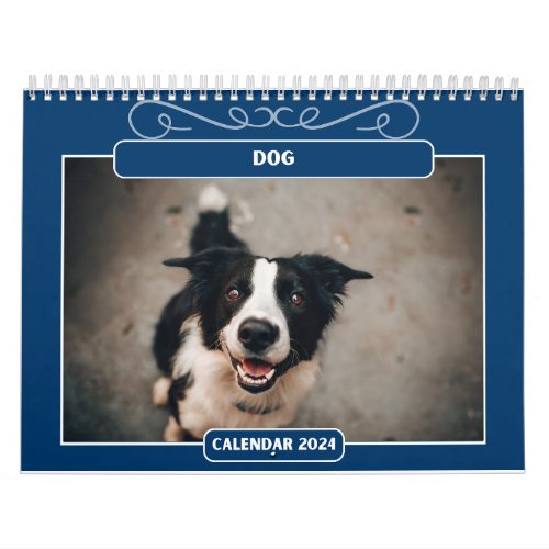 Cute  Happy Dogs Calendar 2024