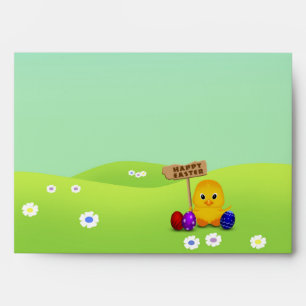 Cute Happy Easter Baby Chick Envelope