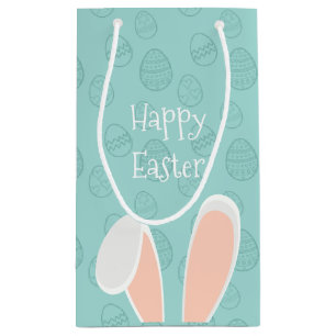 Cute Happy Easter Bunny Ears   Gift Bag