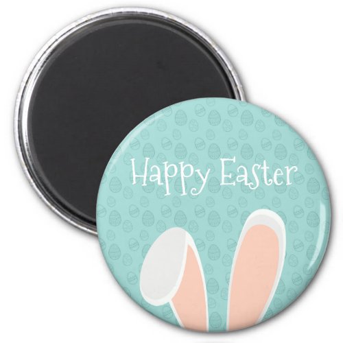 Cute Happy Easter Bunny Ears  Magnet