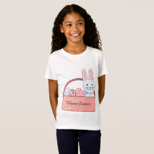 Cute Happy Easter Bunny Rabbit Hare Art T-Shirt