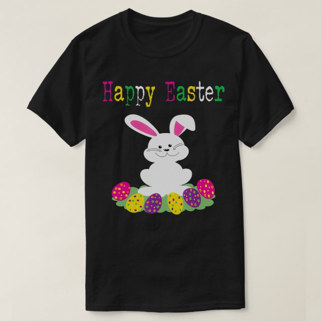 Cute Happy Easter  Easter Women Men Youth Teens  T-Shirt (Design Front)