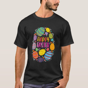 Cute Happy Easter For Teen Girls Boys Easter Color T-Shirt