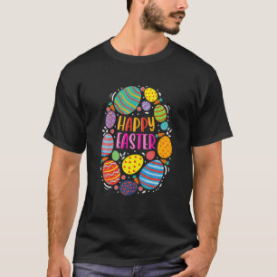 Cute Happy Easter For Teen Girls Boys Easter Color T-Shirt