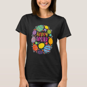 Cute Happy Easter For Teen Girls Boys Easter Color T-Shirt