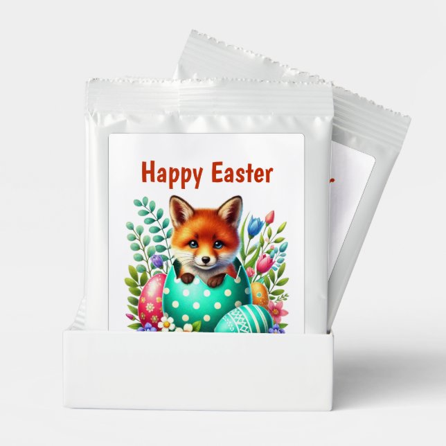 Cute Happy Easter fox party  Lemonade Drink Mix (Pair)