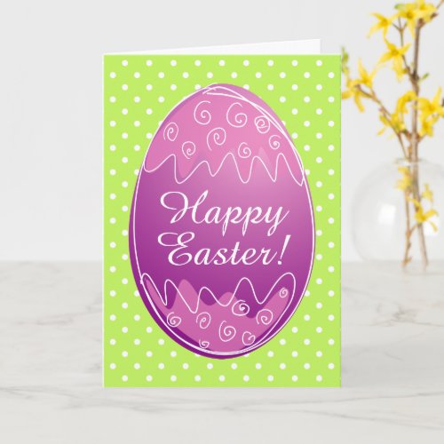 Cute Happy Easter greeting card Digital download