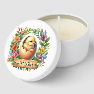 Cute Happy Easter party chick Mini Candle Favors