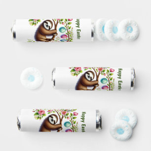 Cute Happy Easter sloth Breath Savers® Mints