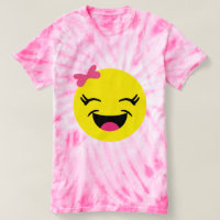 Cute & Happy Emoji Girl T-shirt