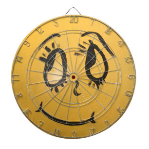 Cute Happy Face Dart Board