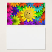 Cute Happy Face Flowers (Front & Back)
