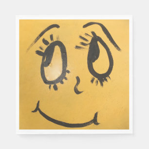 Cute Happy Face Napkins