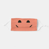 Cute Happy Face Salmon Adult Cloth Face Mask (Front, Folded)