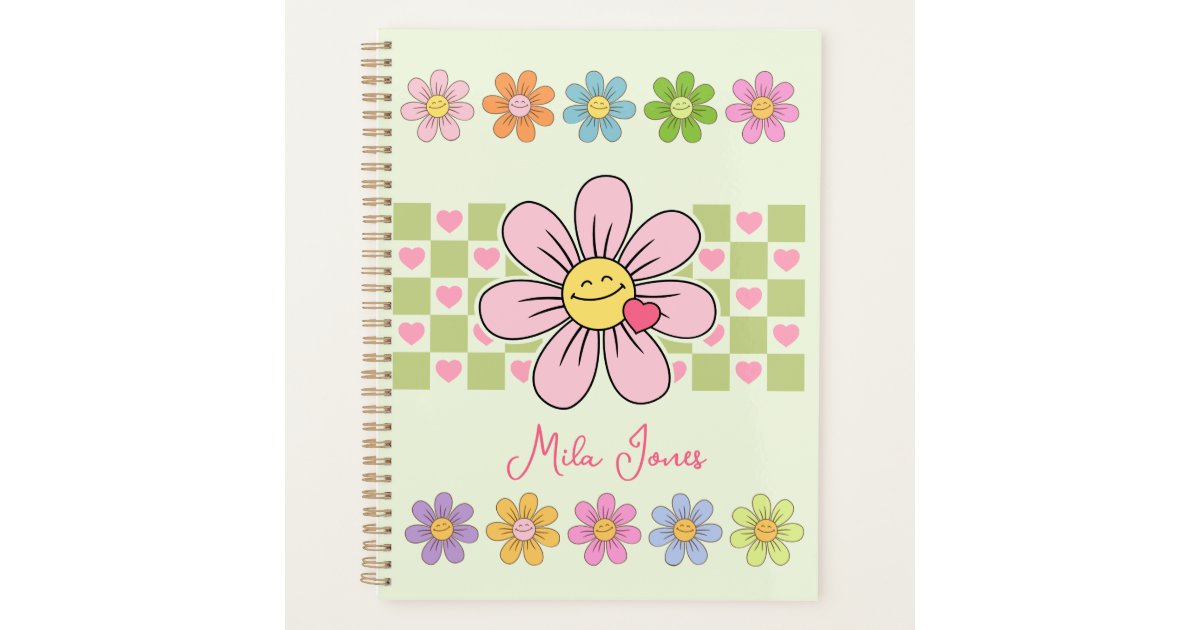 Good Vibes Only Notebook: Cute Floral Matte Cover With