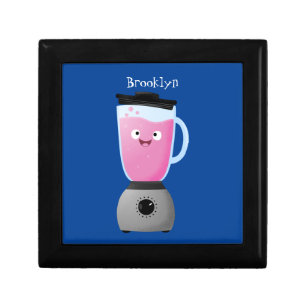 Cute happy food blender kitchen appliance cartoon gift box
