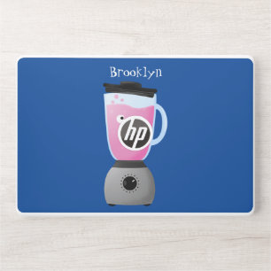 Cute happy food blender kitchen appliance cartoon HP laptop skin